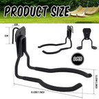 MorningRo 2 Pack Shed Accessories Multi Purpose Shed Hooks Metal Power Tool - Image 2
