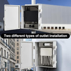 Namunanee Outdoor Electrical Junction Box, ABS Water Resistant Enclosure - Image 3