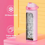 32 oz Insulated Water Bottle for Sports: Meoky Stainless Steel Water Bottle - Image 5