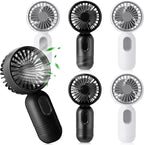 Rossesay 6 Pcs Mini Portable Fan Bulk Cute Handheld Lightweight Small Little by Rossesay