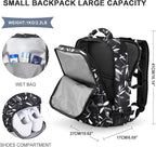WONHOX Large Travel Backpack Carry on Flight Approved Laptop Work Business - Image 2
