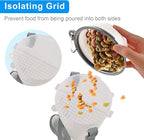 Dog Travel Water Bottle Collapsible Bowls, 2 in 1 Pet Food Container - Image 4