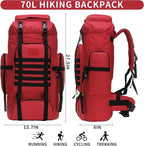 Hiking Backpack for Men 70L/100L Camping Backpack Military Rucksack Molle 3 - Image 2