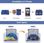 Surblue Hanging Shelves Travel Storage Bag Compression Packing Cube - Image 3