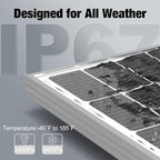 SOLPERK 200 Watt Solar Panels, 200W Solar Panel - Image 2