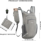G4Free 15L Hiking Daypack Lightweight Travel Backpack Packable Outdoor Casual - Image 4