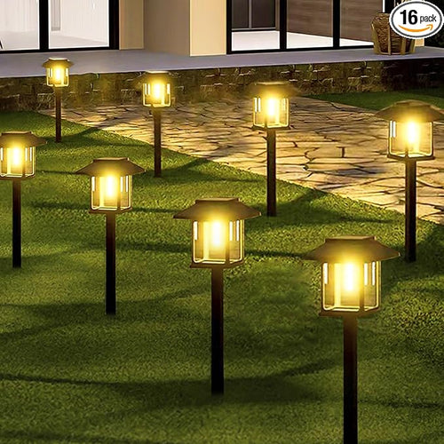 16-Pack Solar Lights Outdoor, Solar Powered Garden Lights, Outdoor Waterproof by Albelt