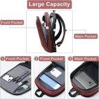 hk Business Backpack for Men 17 Inch, Slim & Expandable Waterproof Travel - Image 4