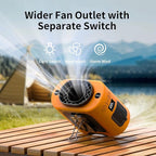 Socool 14500mAh Portable Waist Fan Clip on Belt 360 Rotation Wearable - Image 7