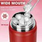 Insulated Water Bottle 24oz, Stainless Steel Double Wall Vacuum Sports Flask - Image 2