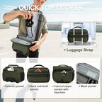 RAINSMORE Camera Bag, DSLR/SLR/Mirrorless Small Camera Sling Bag Waterproof - Image 3