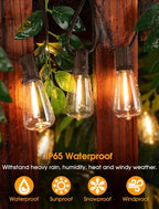 Larkvue 25FT Outdoor String Lights, Patio Lights - Image 4