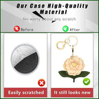 BORKUANA Leather Keychain Holder Case Compatible - Image 3