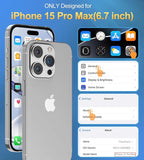 Design for iPhone 15 Pro Max Case Waterproof, Full Body Underwater Dustproof - Image 2