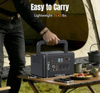 Portable Power Station 650W, 576Wh Solar Generator, LiFePO4 Battery 3.5 Hour - Image 6