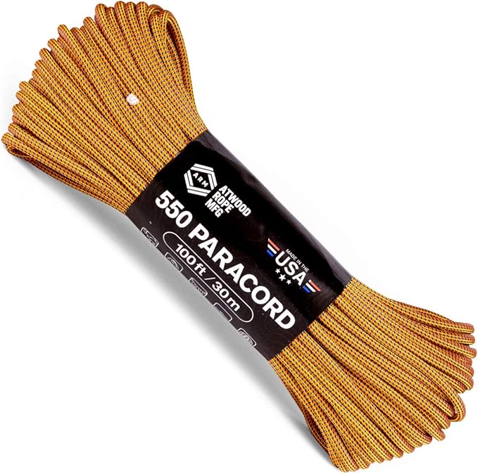 Atwood Rope MFG Color Changing 550 Paracord 100 Feet 7-Strand Core Nylon by AtwoodRopeMFG