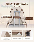 LOVEVOOK Travel Backpack for Women & Men 50L, Airline Approved Carry On - Image 6