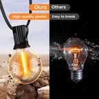 OHLUX 30FT Solar String Lights Outdoor, Waterproof Solar Patio Lights - Image 4
