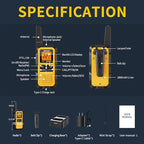 Gaswei G2pro+ IP67 Waterproof Floating Heavy Duty Walkie Talkies Long Range - Image 9