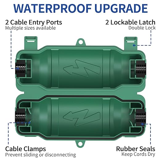 6 Pack Outdoor Extension Cord Safety Cover - Image 3