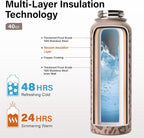 DYSANKY Insulated Water Bottle | Thickened Stainless Steel Vacuum Metal | - Image 3
