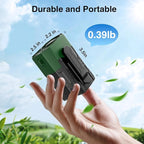 Portable Fan 4000mAh Rechargeable, 4 Speeds 13000RPM Strong Airflow, Personal - Image 7