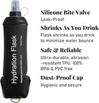 2Pcs 500ml Soft Flask, TPU Collapsible Soft Water Bottle - Image 2