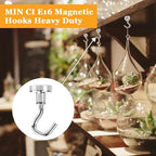 20Pack Magnetic Hooks, 35lb+ Strong Magnetic Hooks Heavy Duty Rare Earth - Image 6