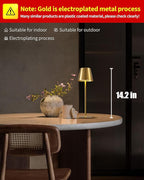 KDG 2 Pack Cordless Table Lamp, Portable LED Desk Lamp, 4000mAh Battery Operated - Image 2