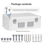 Namunanee Outdoor Electrical Junction Box, ABS Water Resistant Enclosure - Image 6
