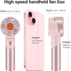 Handheld Fan, Portable Turbo Fan, Powerful Personal Fan, USB Rechargeable Mini - Image 5