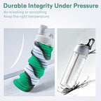 Reusable BPA Free Foldable Silicone Water Bottles - Image 6