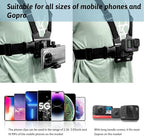 Mobile Phone Chest Strap-Headband First-Person Perspective Shooting Ideal - Image 3
