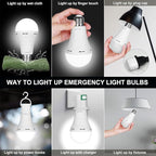 Ostwiki Rechargeable Light Bulbs, 6 Pack Battery Operated Backup Emergency - Image 3