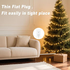 10 FT Clear Extension Cord, Indoor Thin 2 Prong Extension Cord - Image 6