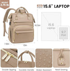LOVEVOOK Leather Laptop Backpack - Image 4