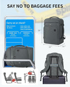 ECOHUB Travel Backpack for Men, Laptop Carry on Backpack - Image 2