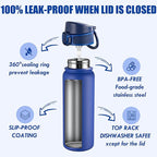 OLDLEY 20 Oz Insulated Stainless Steel Water Bottle - Image 3