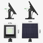 intelamp Solar Lights Outdoor, 4400mAh Solar Powered Flood Lights, Security - Image 9