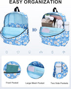 VASCHY Backpack for School, Lightweight Water Resistant Bookbag Casual Daypack - Image 3