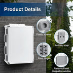 Namunanee Outdoor Electrical Junction Box, ABS Water Resistant Enclosure - Image 5