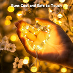 Fairy Lights Plug in, 99Feet 300LEDs Warm White String Lights, Waterproof - Image 4