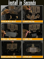 Tactical Molle Phone Holder for Plate Carrier Vest, Quick-Release Heavy Duty - Image 6