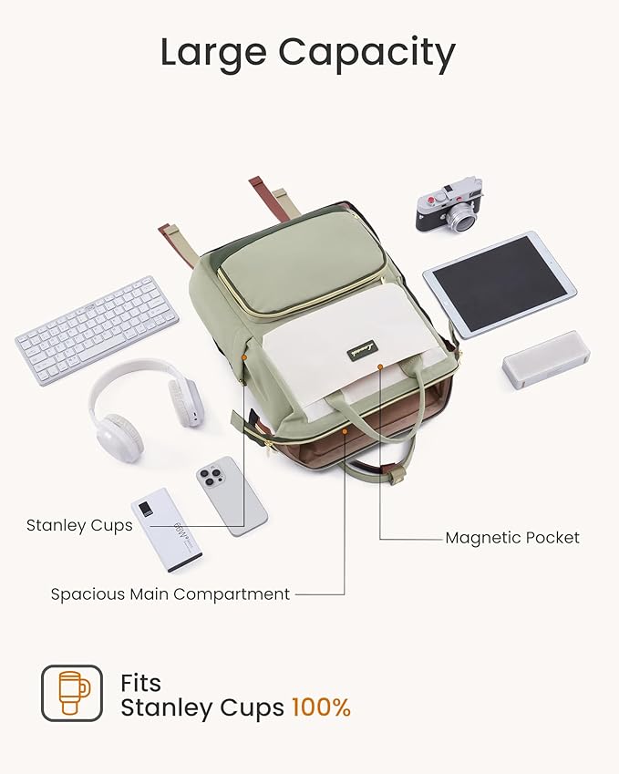 LOVEVOOK Laptop Backpack for Women - Image 8