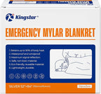 Emergency Blanket for Camping & Survival 30 Packs, Provides Thermal Protection - Image 7