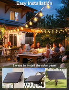 Brightever 75FT Solar String Lights Outdoor Waterproof - Image 8