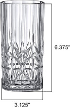 Amazing Abby - Vika - 18-Ounce Plastic Highball Glasses, Plastic Cocktail - Image 5
