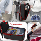 ZINZ Laptop Backpack 15 15.6 16 Inch, Expandable Computer Rucksack - Image 4