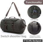 IT'SCARL Large backpack for men, Backpack for travel, Mens backpack, Waterproof - Image 5