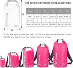 IDRYBAG Dry Bag for Kayaking Waterproof 2L/5L/10L/15L/20L, Small Dry Sack - Image 3